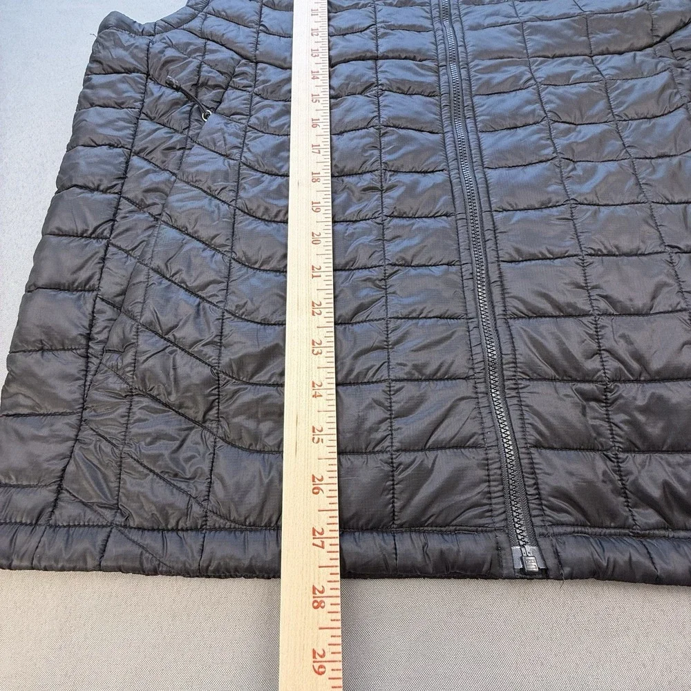 The North Face‎ Light Vest Thermo ball Puffer Full Zip Men's L Black W/ Logos